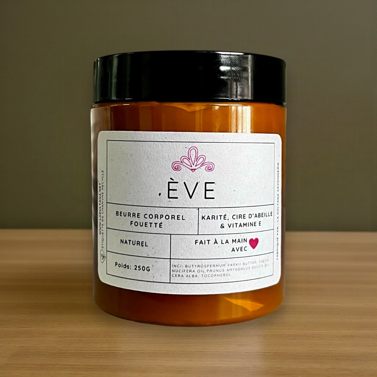 Beurre corporel fouetté ÈVE au karité