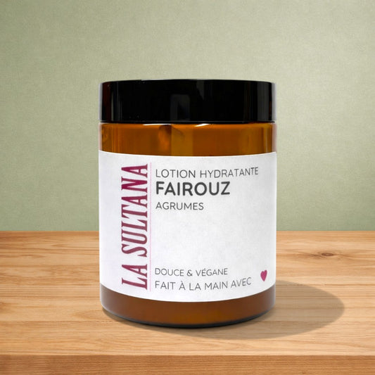 Lotion corporelle hydratante FAIROUZ agrumes