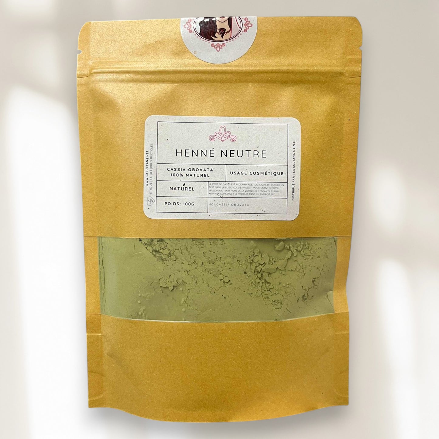 Henna neutra para el cabello cassia obovata