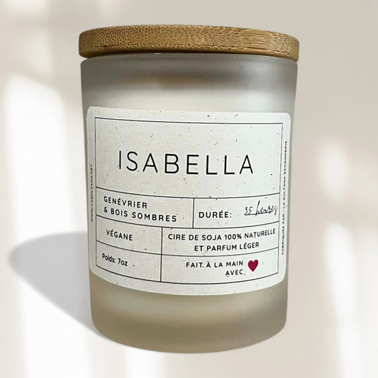 ISABELLA genévrier et bois sombres