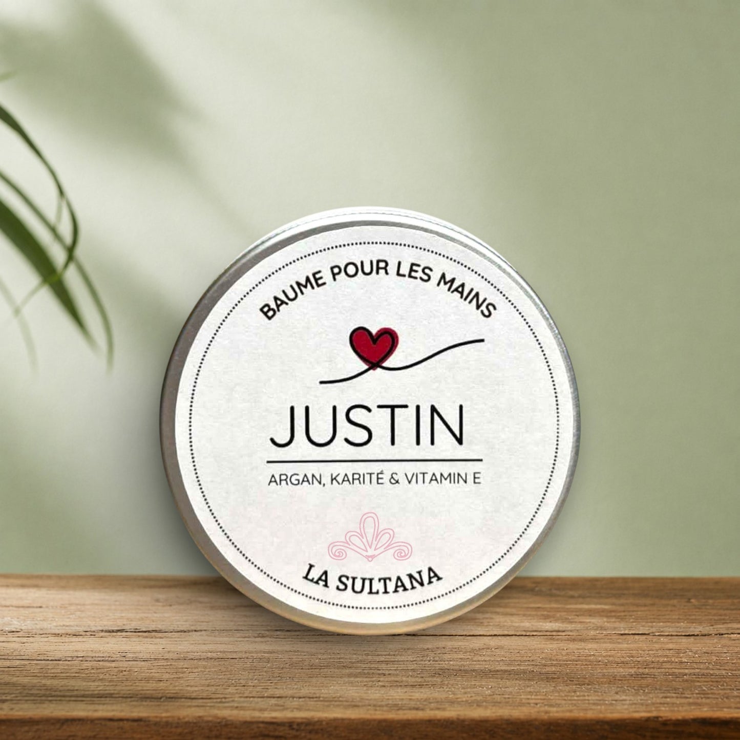 Baume pour les mains JUSTIN argan, karité & bergamote - La Sultana | Soins naturels québecois