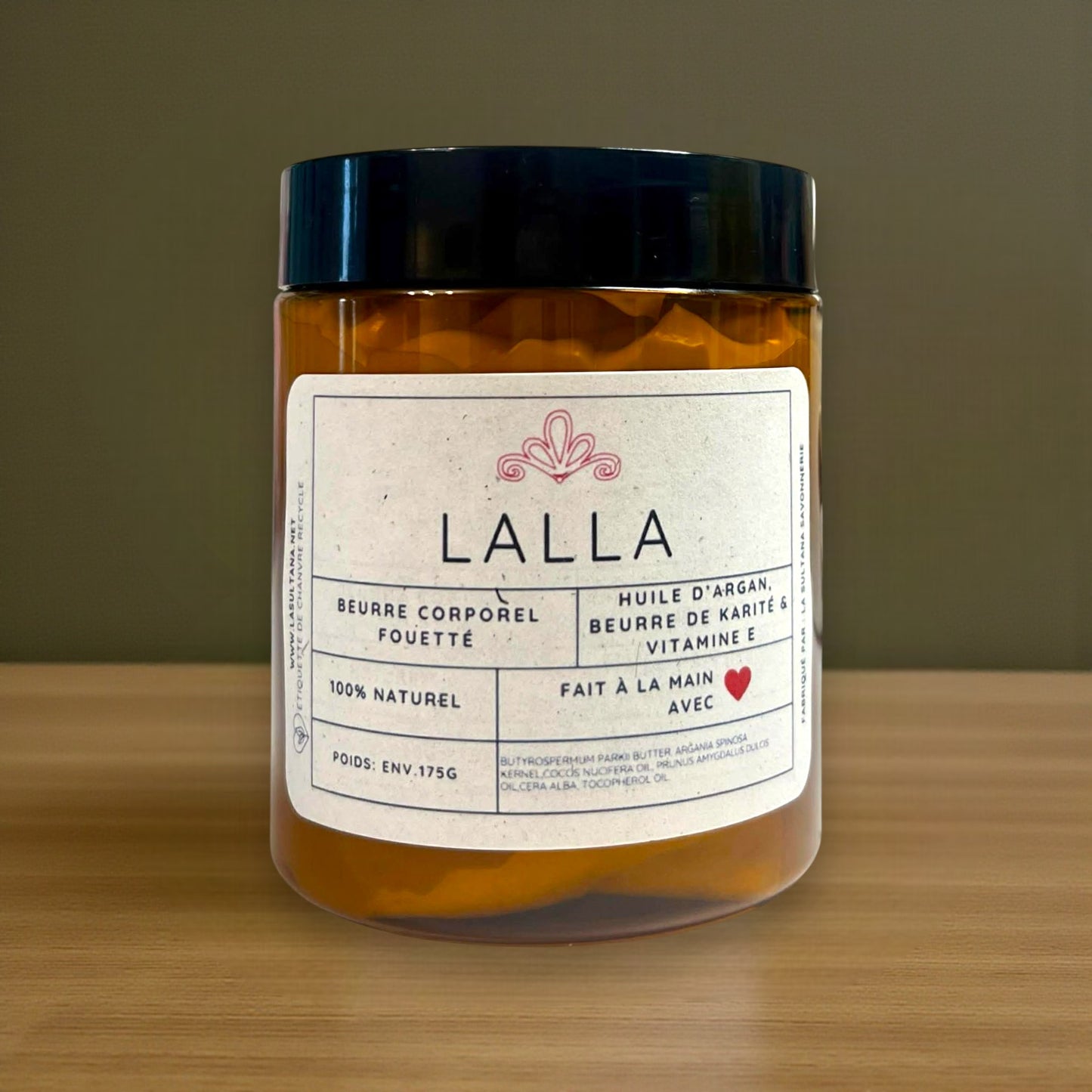 Beurre corporel fouetté LALLA argan et karité