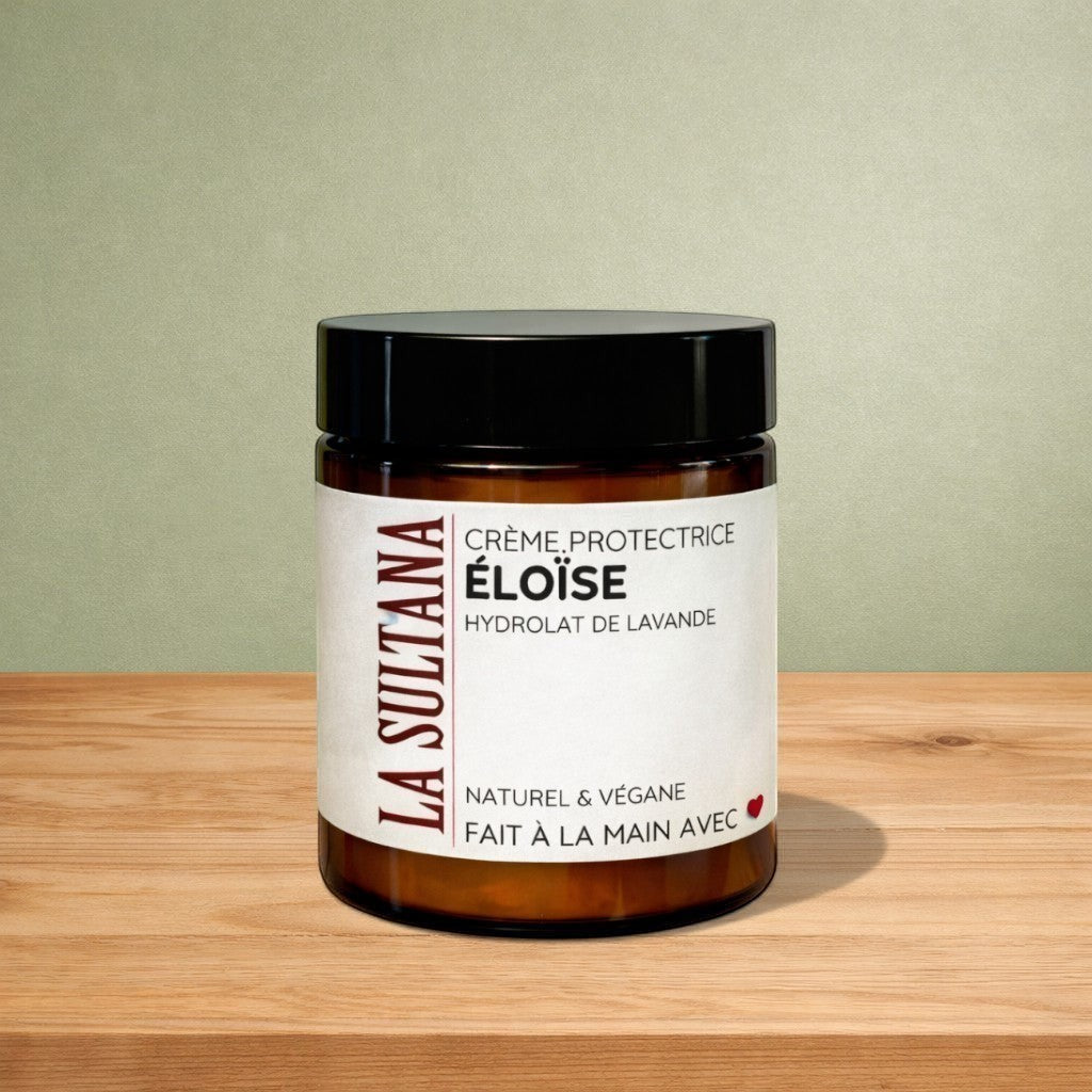 Crème réparatrice ÉLOÏSE hydrolat de lavande - La Sultana | Soins naturels québecois