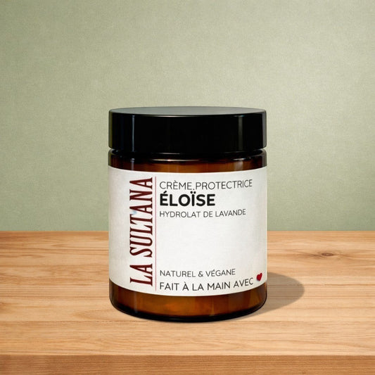 Crème réparatrice ÉLOÏSE hydrolat de lavande - La Sultana | Soins naturels québecois