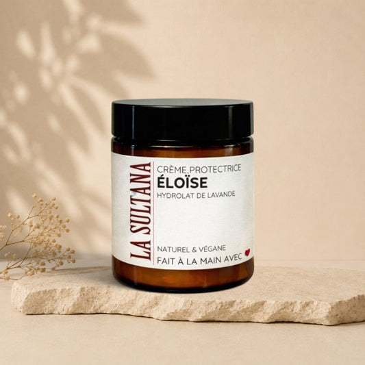 Crème réparatrice ÉLOÏSE hydrolat de lavande - La Sultana | Soins naturels québecois