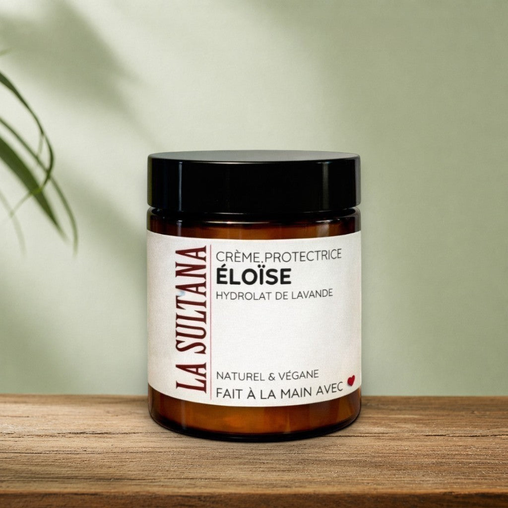 Crème réparatrice ÉLOÏSE hydrolat de lavande - La Sultana | Soins naturels québecois