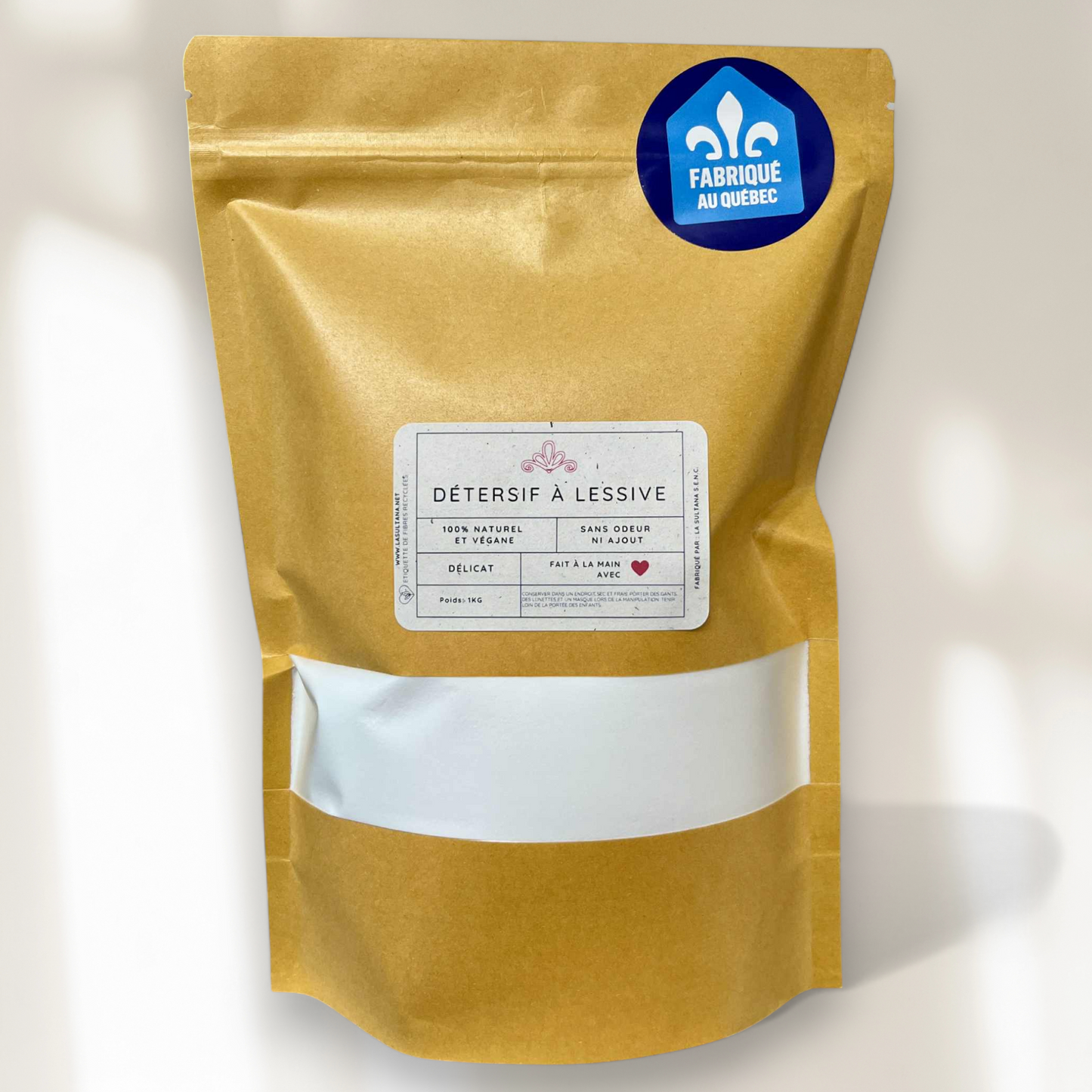 Détersif à lessive en poudre