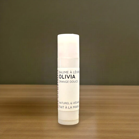 Baume à lèvres OLIVIA karité & orange douce