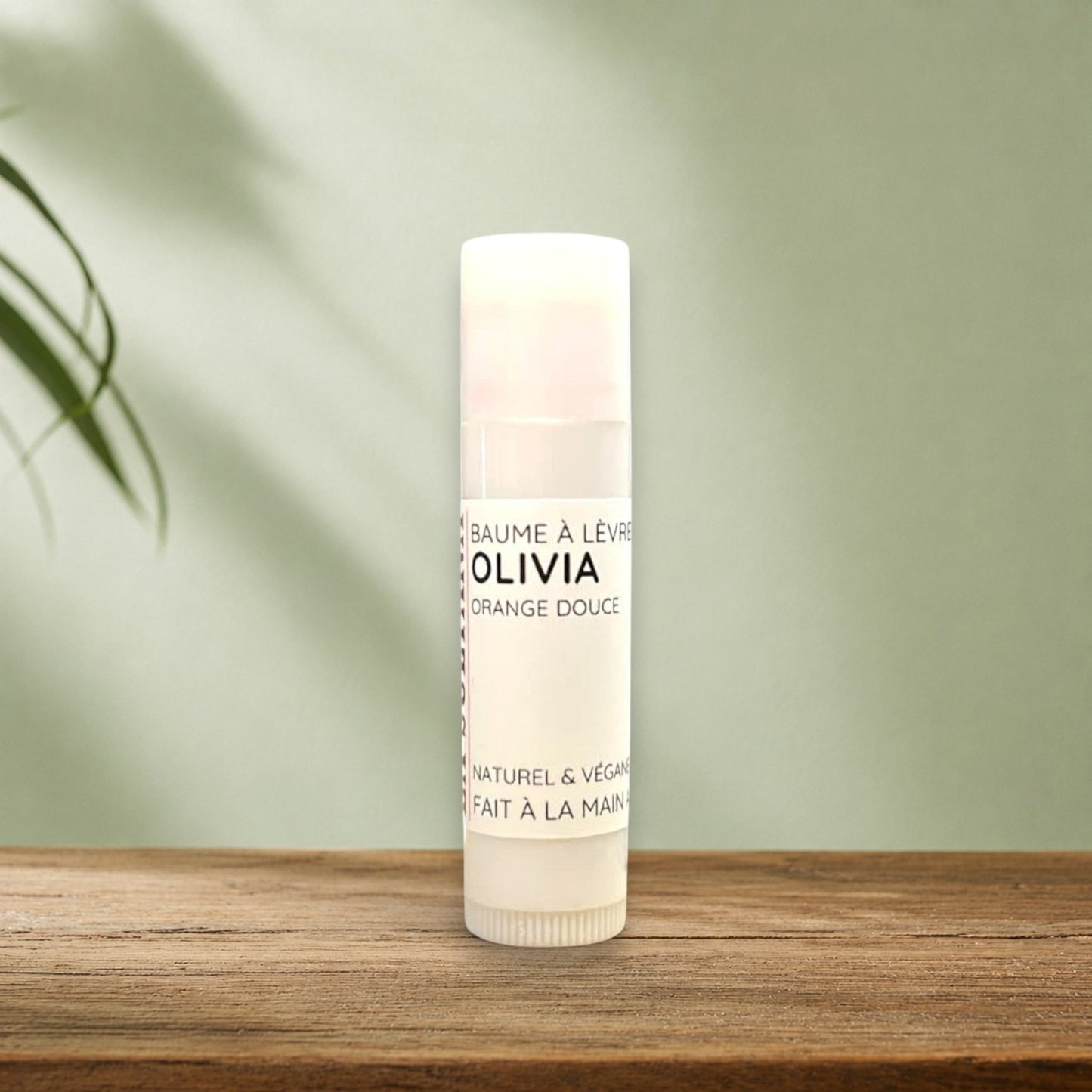 Baume à lèvres OLIVIA karité & orange douce - La Sultana | Soins naturels québecois
