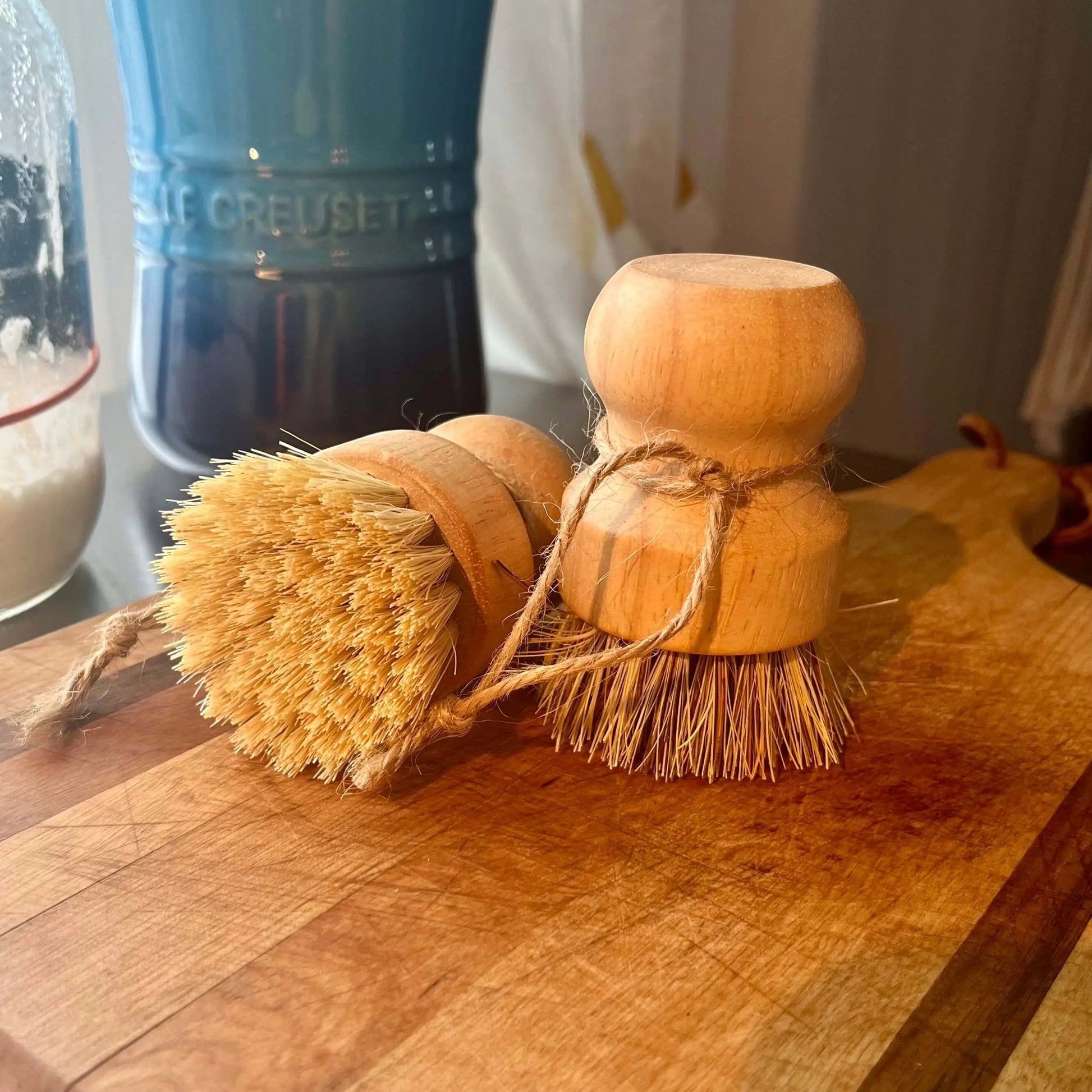 Brosse à vaisselle en bambou - La Sultana | Soins naturels québecois