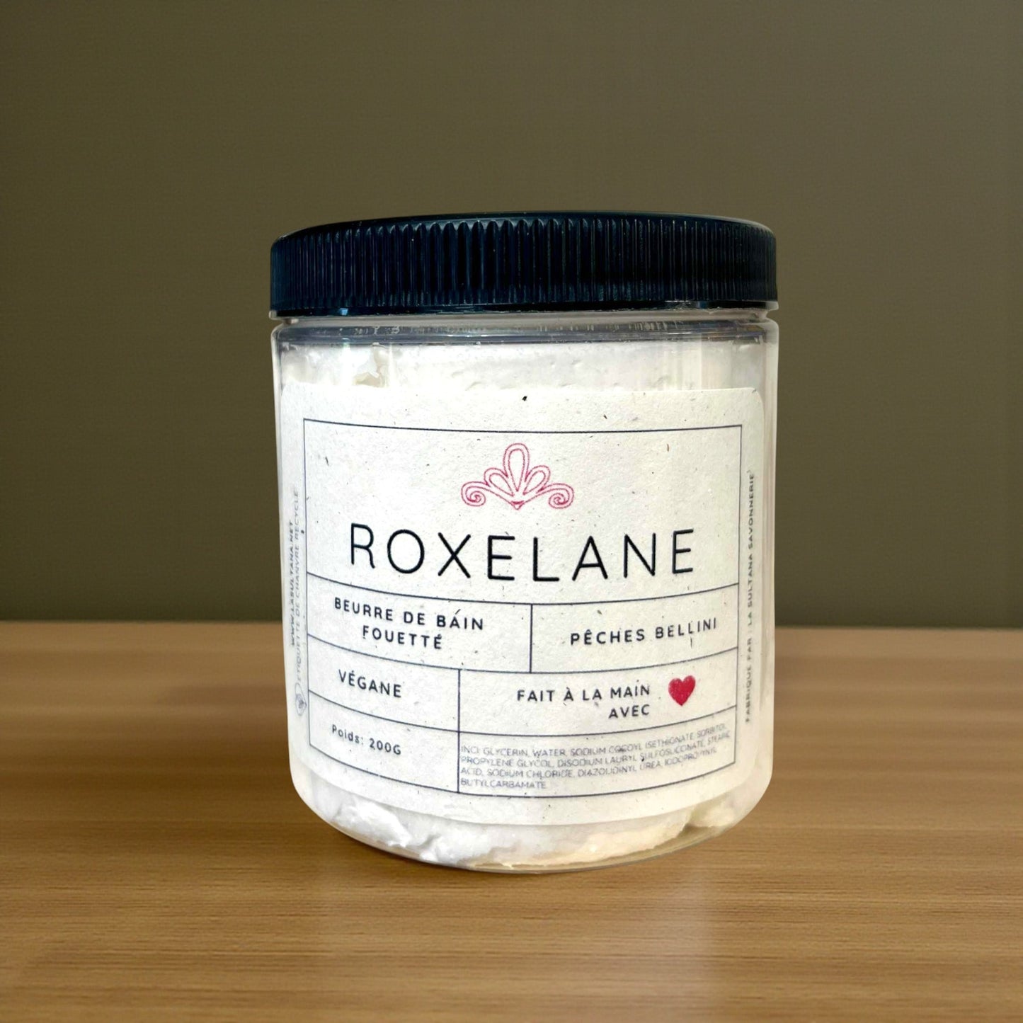 ROXELANE Peach Bellini Whipped Soap