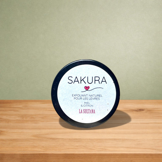 Masque exfoliant pour les lèvres SAKURA miel & citron