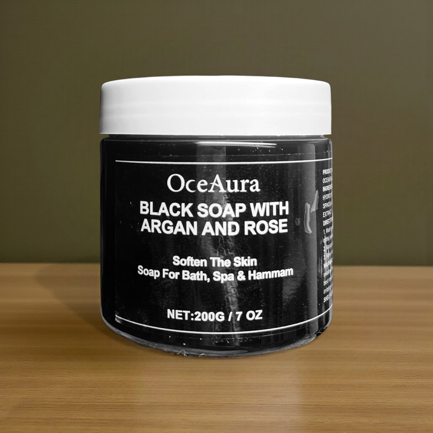 Savon de gommage argan et rose