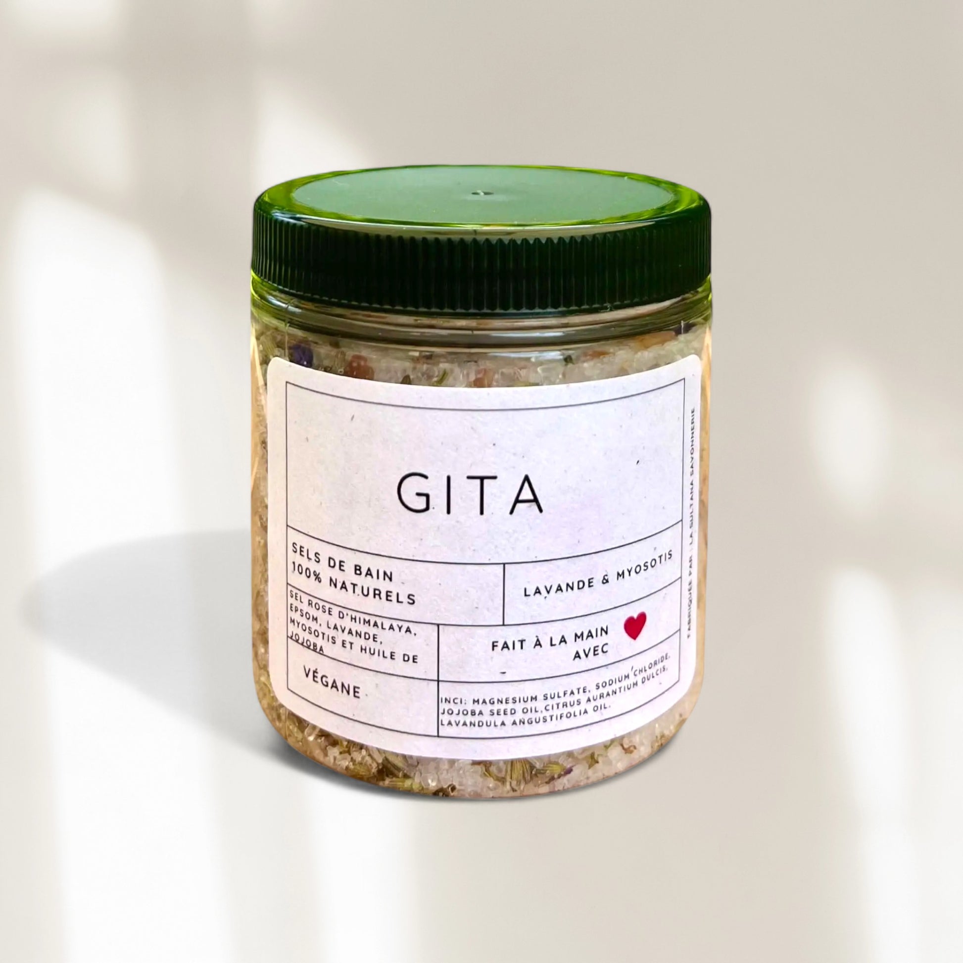 Sel de bain Gita à la lavande