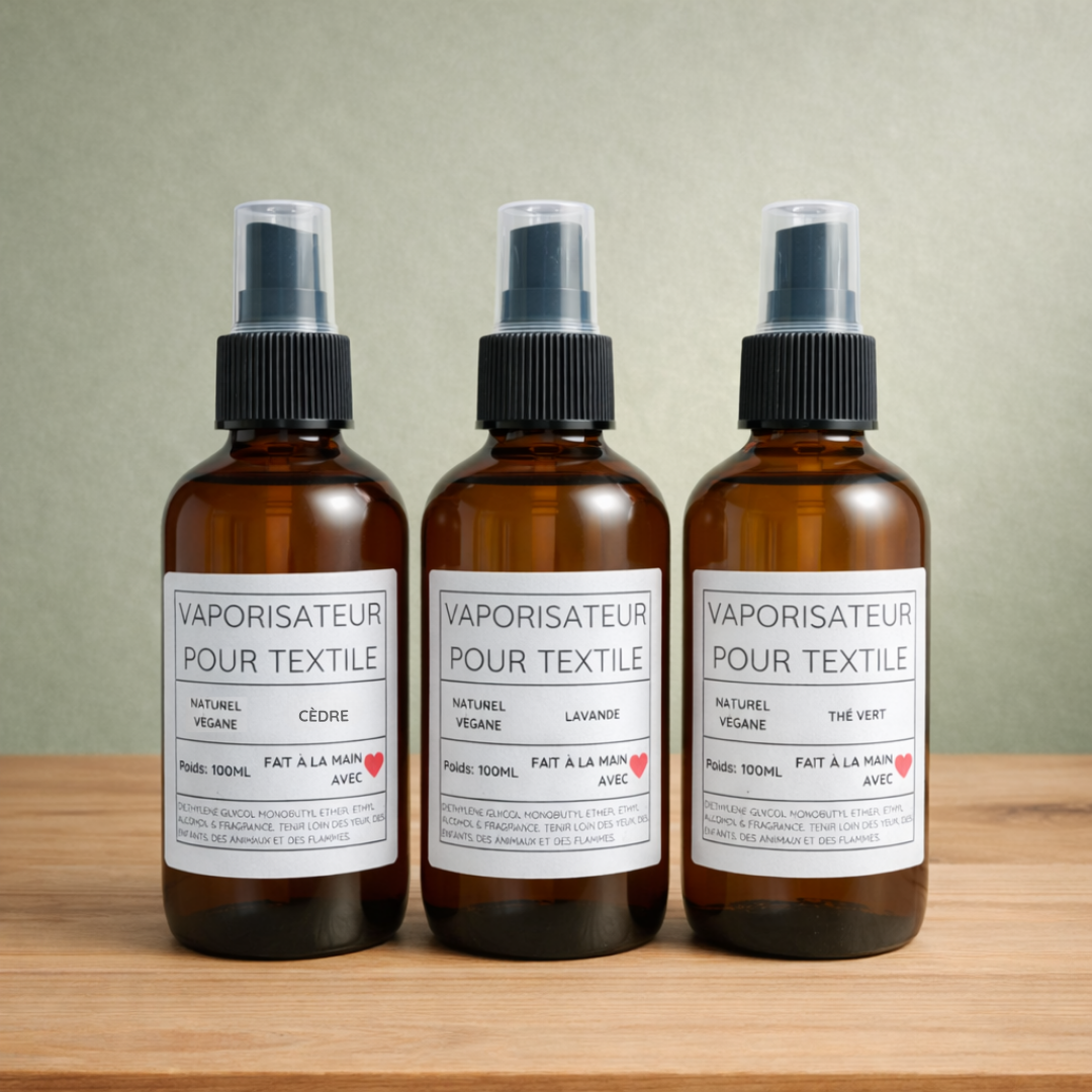Vaporisateur textile désodorisant - La Sultana | Soins naturels québecois