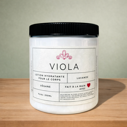 Lotion hydratante à la lavande - La Sultana | Soins naturels québecois